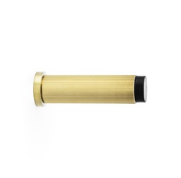 [AW602-75-SBPVD] Alexander & Wilks Reeded Projection Door Stop - Satin Brass PVD