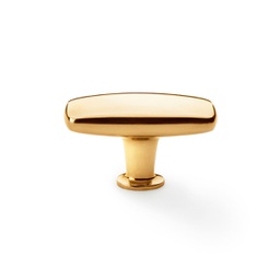 [AW822-60-BB] Alexander & Wilks - Plain Soap Dish Knob Large 60mm Burnished Brass