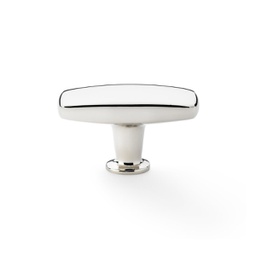 [AW822-60-PN] Alexander & Wilks - Plain Soap Dish Knob Large 60mm Polished Nickel