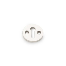 [AW380-PN] Alexander & Wilks Standard Profile Round Escutcheon - Polished Nickel