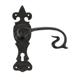 [83693] Black Curly Lever Lock Set - 83693