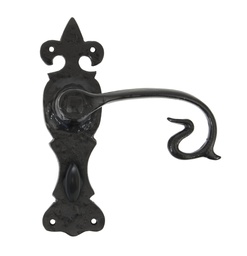 [83695] Black Curly Lever Bathroom Set - 83695