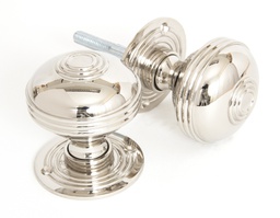 [83856] Polished Nickel 63mm Prestbury Mortice/Rim Knob Set - 83856