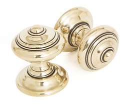 [83864] Aged Brass Elmore Concealed Mortice Knob Set - 83864