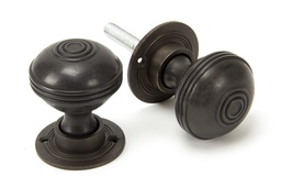 [83945] Aged Bronze 50mm Prestbury Mortice/Rim Knob Set - 83945