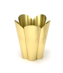 [47122] Smooth Brass Flora Pot - Small - 47122