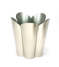 [47124] Smooth Nickel Flora Pot - Large - 47124