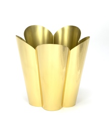 [47125] Smooth Brass Flora Pot - Large - 47125