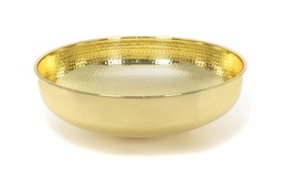 [47199] Hammered Brass Round Sink - 47199