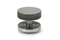 [46764] Pewter Brompton Centre Door Knob (Beehive) - 46764