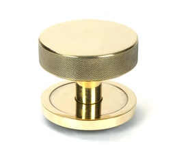 [46734] Aged Brass Brompton Centre Door Knob (Plain) - 46734