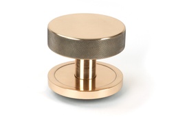 [46750] Polished Bronze Brompton Centre Door Knob (Plain) - 46750