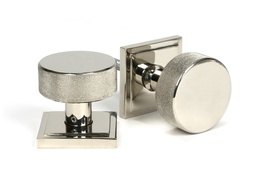 [46785] Polished Nickel Brompton Mortice/Rim Knob Set (Square) - 46785