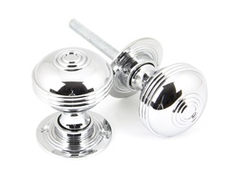 [90274] Polished Chrome 50mm Prestbury Mortice/Rim Knob Set - 90274