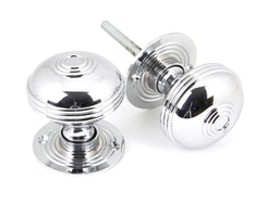 [90275] Polished Chrome 63mm Prestbury Mortice/Rim Knob Set - 90275