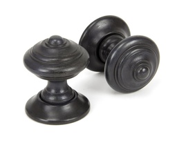 [90297] Aged Bronze Elmore Concealed Mortice Knob Set - 90297