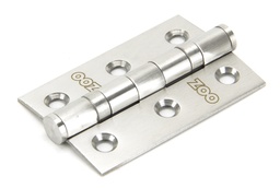 [91038] Satin SS 3" Ball Bearing Butt Hinge (pair) - 91038