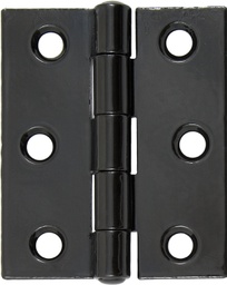 [91040] Black 3" Butt Hinge (pair) - 91040