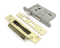 [91056] PVD 2Â½" BS Heavy Duty Sash Lock - 91056