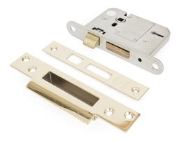 [91121] PVD 3" 5 Lever BS Sash Lock - 91121