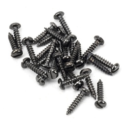 [91222] Dark Stainless Steel 4xÂ½" Round Head Screws (25) - 91222