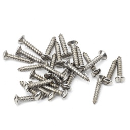 [91243] Stainless Steel 4x¾" Countersunk Raised Head Screws (25) - 91243