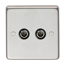 [34230/1] SSS Double TV Socket - 34230/1