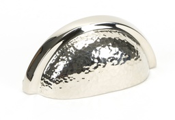 [46042] Polished Nickel Hammered Regency Concealed Drawer Pull - 46042