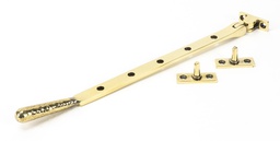 [46146] Aged Brass 12" Hammered Newbury Stay - 46146