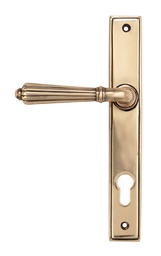 [45338] Polished Bronze Hinton Slimline Lever Espag. Lock Set - 45338