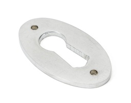 [91985] Satin Chrome Oval Escutcheon - 91985