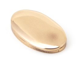 [91992] Polished Bronze Oval Escutcheon & Cover - 91992