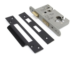 [90055] Black 2Â½" Euro Profile Sash Lock - 90055