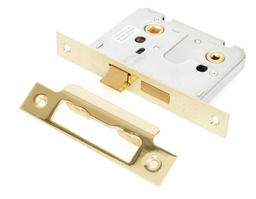 [91084] Electro Brassed 3" Bathroom Mortice Lock - 91084