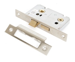 [91090] Nickel 2Â½" Bathroom Mortice Lock - 91090