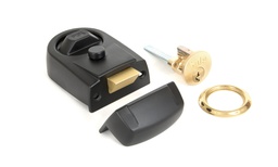 [91118] Black Modern Case Night Latch - 91118