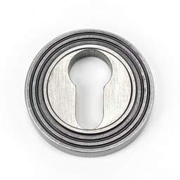 [45729] Pewter Round Euro Escutcheon (Beehive) - 45729