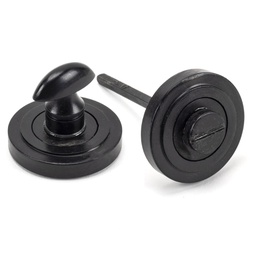 [45748] External Beeswax Round Thumbturn Set (Art Deco) - 45748