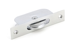 [49588] Satin Chrome Square Ended Sash Pulley 75kg - 49588