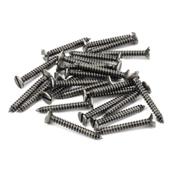 [92953] Pewter 8x1¼" Countersunk Screws (25) - 92953