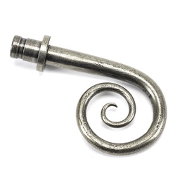 [49905] Pewter Monkeytail Curtain Finial (pair) - 49905