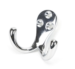 [46298] Polished Chrome Celtic Double Robe Hook - 46298