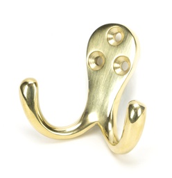 [46301] Polished Brass Celtic Double Robe Hook - 46301