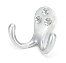 [46302] Satin Chrome Celtic Double Robe Hook - 46302