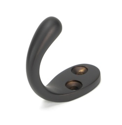 [46306] Aged Bronze Celtic Single Robe Hook - 46306