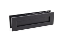 [49593] Matt Black Traditional Letterbox - 49593